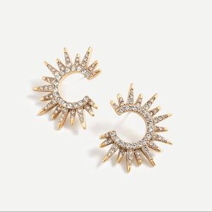 J.Crew Starburst Sparkle Earrings